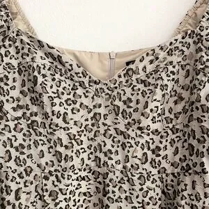 トップス sister jane/Tempo Leopard Jacquard Dress Sister Jane Tempo Leopard Jacquard Mini Dress – Smudge Boutique